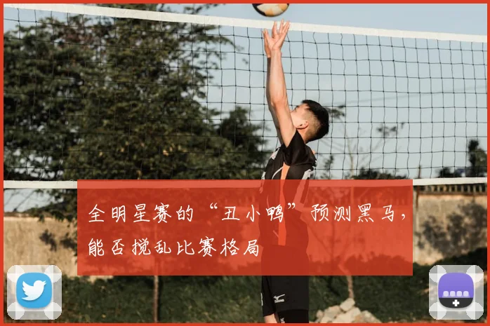 全明星赛的“丑小鸭”预测黑马，能否搅乱比赛格局